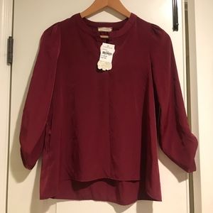 Girls XL Soprano Wine Colored Blouse NWT Nordstrom